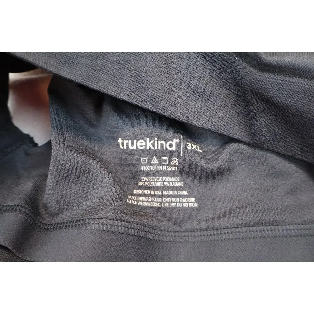NEW Truekind Supportive Comfort Wireless Shaping Bra Black Padded Size 3XL